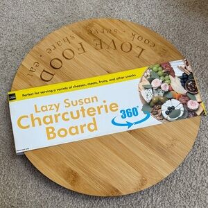 Rotating Bamboo Serving Platter